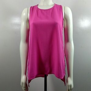 Hyfve Pink Sleeveless Hi-Lo Blouse